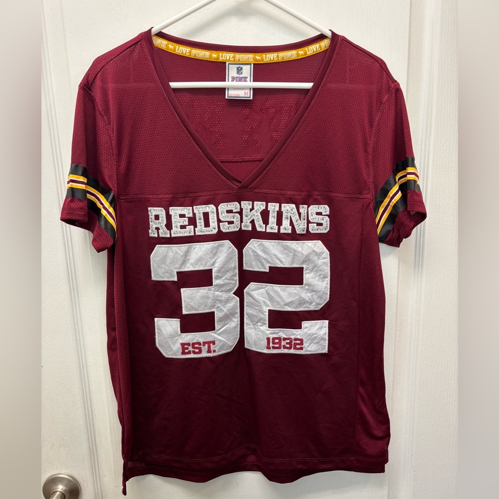 Women’s Size Medium Washington Redskins Victoria's Secret PINK Jersey